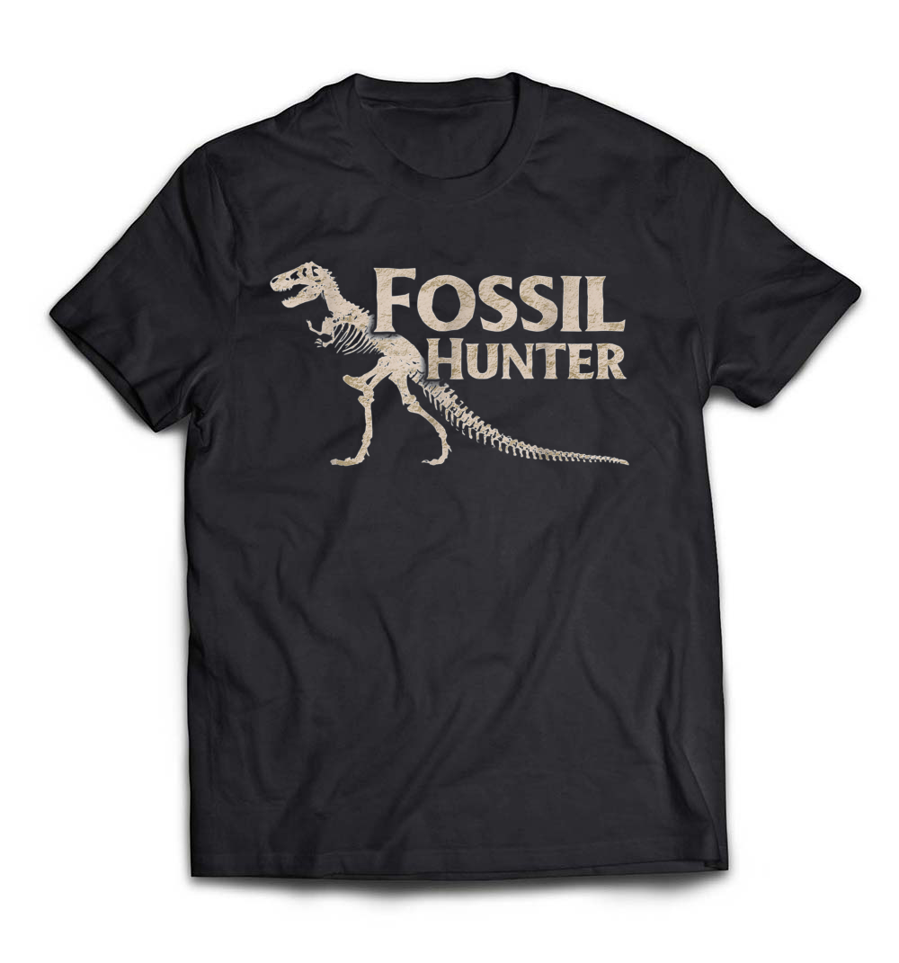 “Fossil Hunter” T-Shirt – Perfect for Paleontologists and Dinosaur Enthusiasts